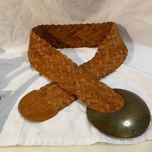 Vintage ColeHaan Braided 3.5” Belt